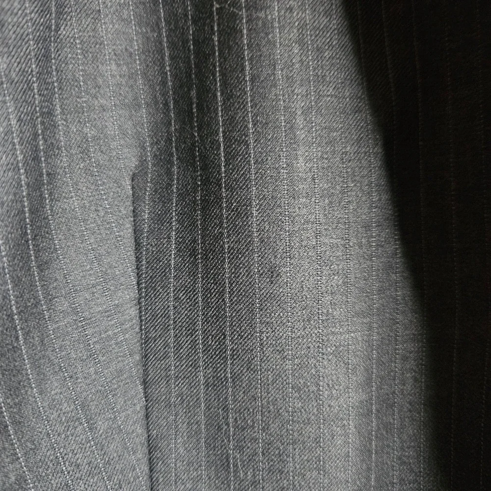 J.Crew Womens 100% Wool Super 120s Pinstripe Blazer Charcoal Gray Size 10 2009